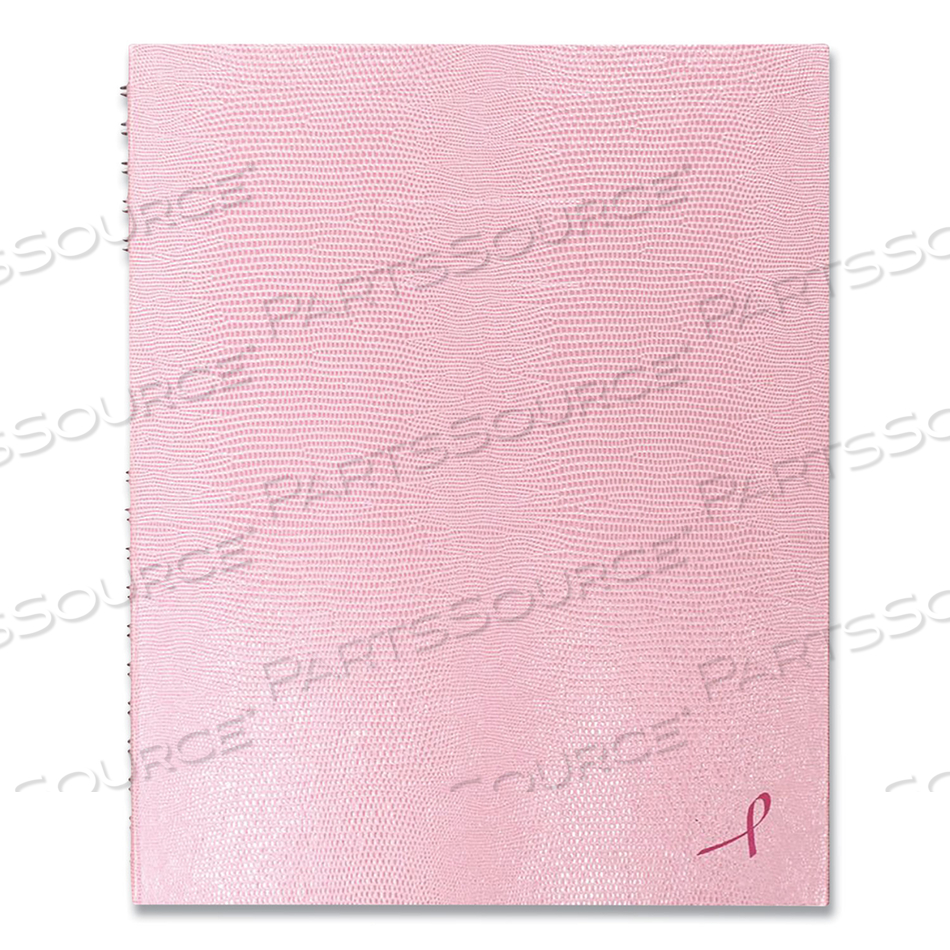 PINK RIBBON NOTEPRO NOTEBOOK, 1 SUBJECT, MEDIUM/COLLEGE RULE, PINK COVER, 10.75 X 8.5, 200 SHEETS 