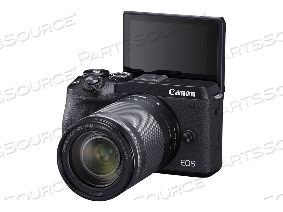 CANON EOS M6 MARK II MIRRORLESS CAMERA W/ 18150MM LENS AND EVF (BLACK) by Canon (Consumer Electronics) CANON EOS M6 MARK II MIRRORLESS CAMERA W/ 18150MM LENS AND EVF (BLACK) by Canon (Consumer Electronics)