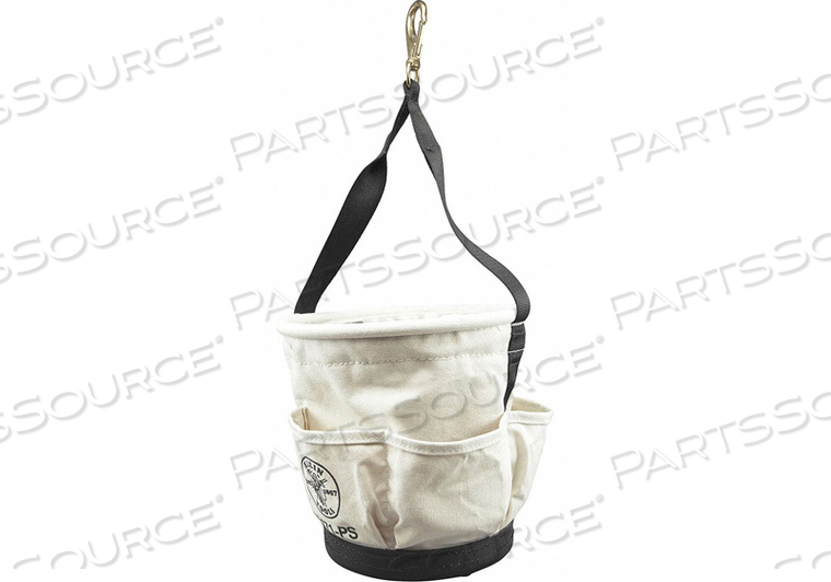 BUCKET, #4 CANVAS, 4 OUTSIDE POCKETS by Klein Tools BUCKET, #4 CANVAS, 4 OUTSIDE POCKETS by Klein Tools