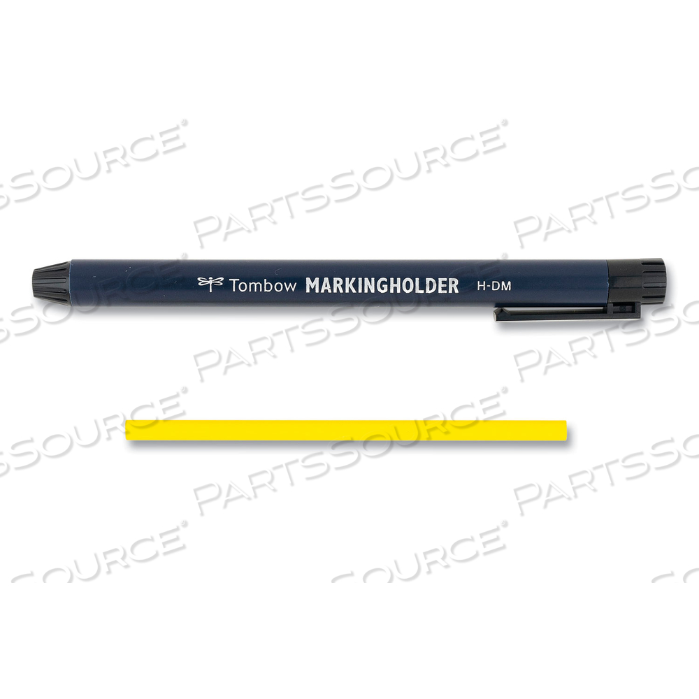 WAX-BASED MARKING PENCIL, 4.4 MM, YELLOW WAX, NAVY BLUE BARREL by Tombow