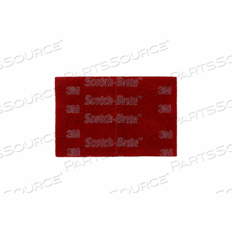 SCOTCH-BRITE PRO HAND PAD WITH ALUMINUM OXIDE GRIT, 6" X 9", 20 PADS by 3M Consumer