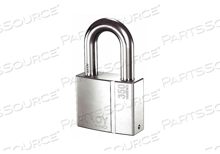 KEYED PADLOCK 1 1/4 IN RECTANGLE SILVER by Abloy KEYED PADLOCK 1 1/4 IN RECTANGLE SILVER by Abloy