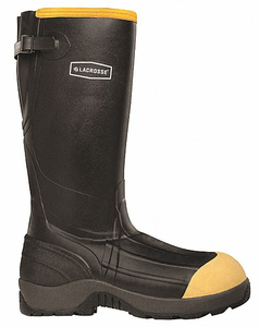 RUBBER BOOT MEN'S 7 KNEE BLACK PR by Lacrosse