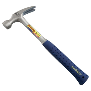 RIPPING CLAW HAMMER, STEEL HEAD, STRAIGHT NYLON/STEEL HANDLE, 13.75 IN. 20 OZ HEAD by Estwing