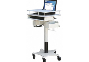 LAPTOP CART 27-1/2 TO 43-1/2 H X 21 W by AFC Industries, Inc