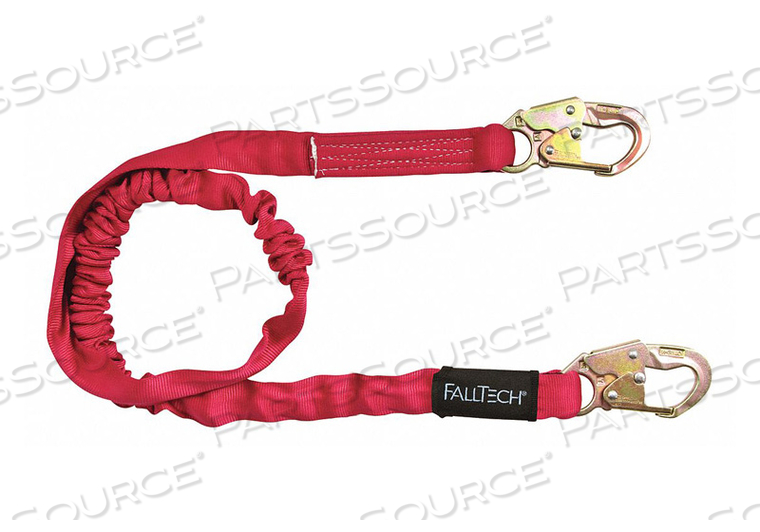 SHOCK-ABSORBING LANYARD RED by Falltech SHOCK-ABSORBING LANYARD RED by Falltech