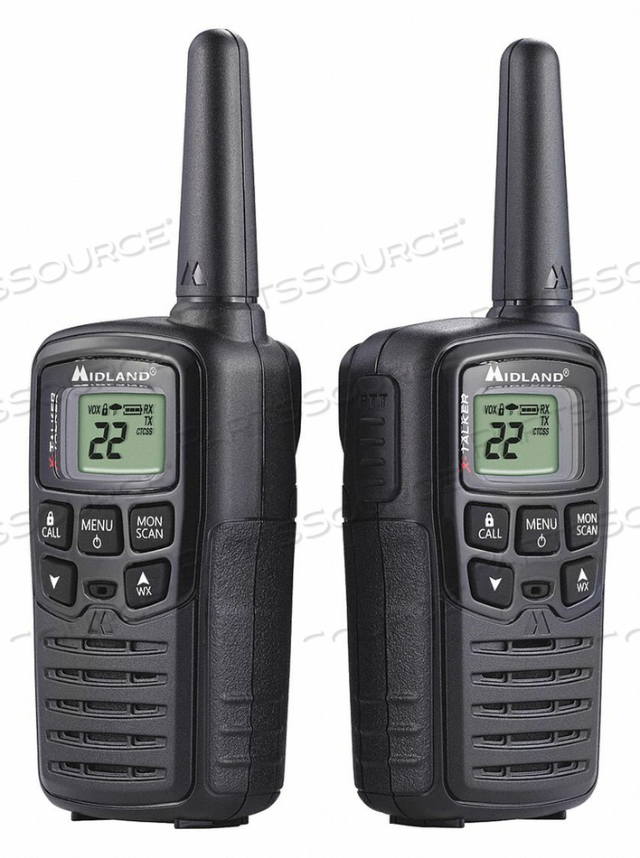 PORTABLE TWO WAY RADIOS 0.5W 22 CH by Midland