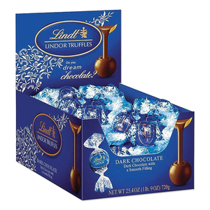 LINDOR DARK CHOCOLATE TRUFFLES, 25.4 OZ BOX, 60/BOX by Lindt