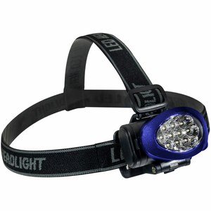 GOGREEN POWER, 10 LED HEADLAMP, BLUE by Perf Power Go Green