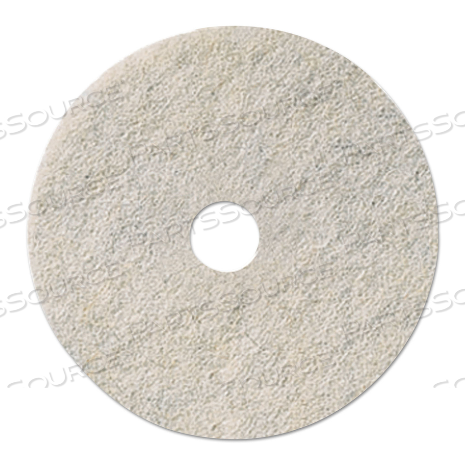 NATURAL BURNISHING FLOOR PADS, 24" DIAMETER, WHITE by Boardwalk NATURAL BURNISHING FLOOR PADS, 24" DIAMETER, WHITE by Boardwalk