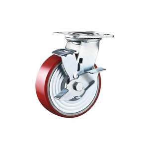 WHEEL BRAKES FOR 6" POLYURETHANE CASTERS by Spanco