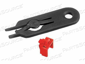 JACK MOD BLOCKOUT 100 BLK DEV. by Panduit