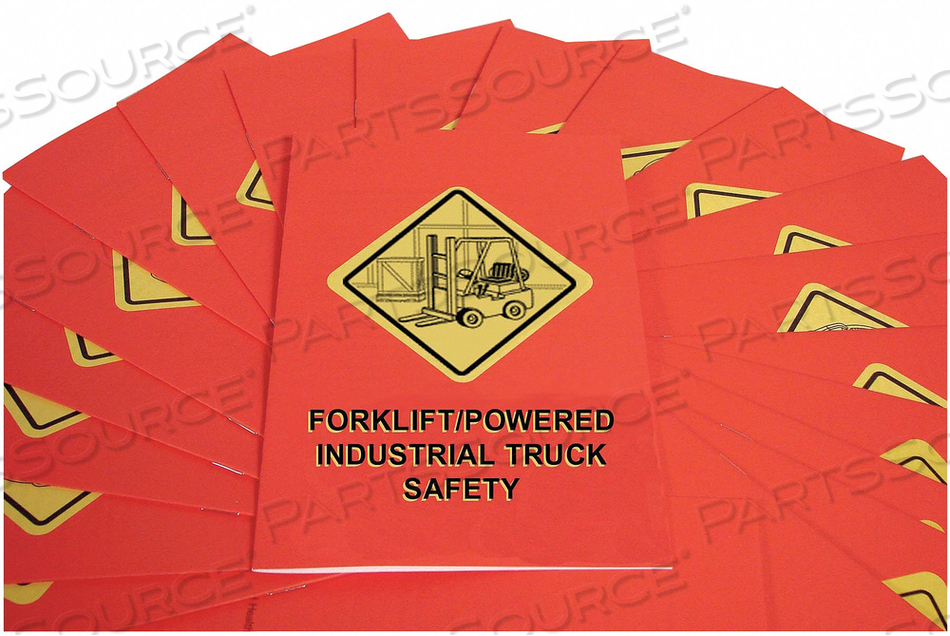 FORKLIFT / POWERED INDUSTRIAL TRUCK SAFETY BOOKLETS by MarCom Group