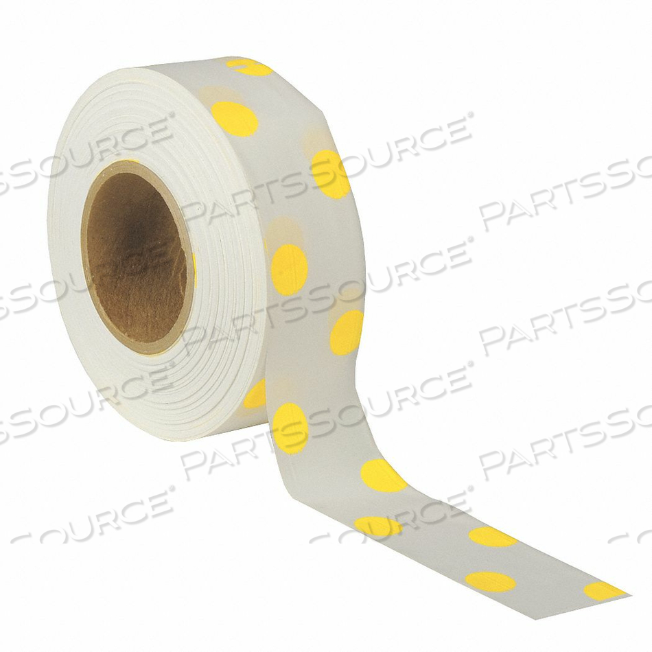 FLAGGING TAPE WH/YLLW 300 FT X 1-3/16 IN by Presco FLAGGING TAPE WH/YLLW 300 FT X 1-3/16 IN by Presco