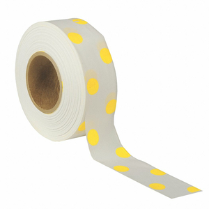 FLAGGING TAPE WH/YLLW 300 FT X 1-3/16 IN by Presco