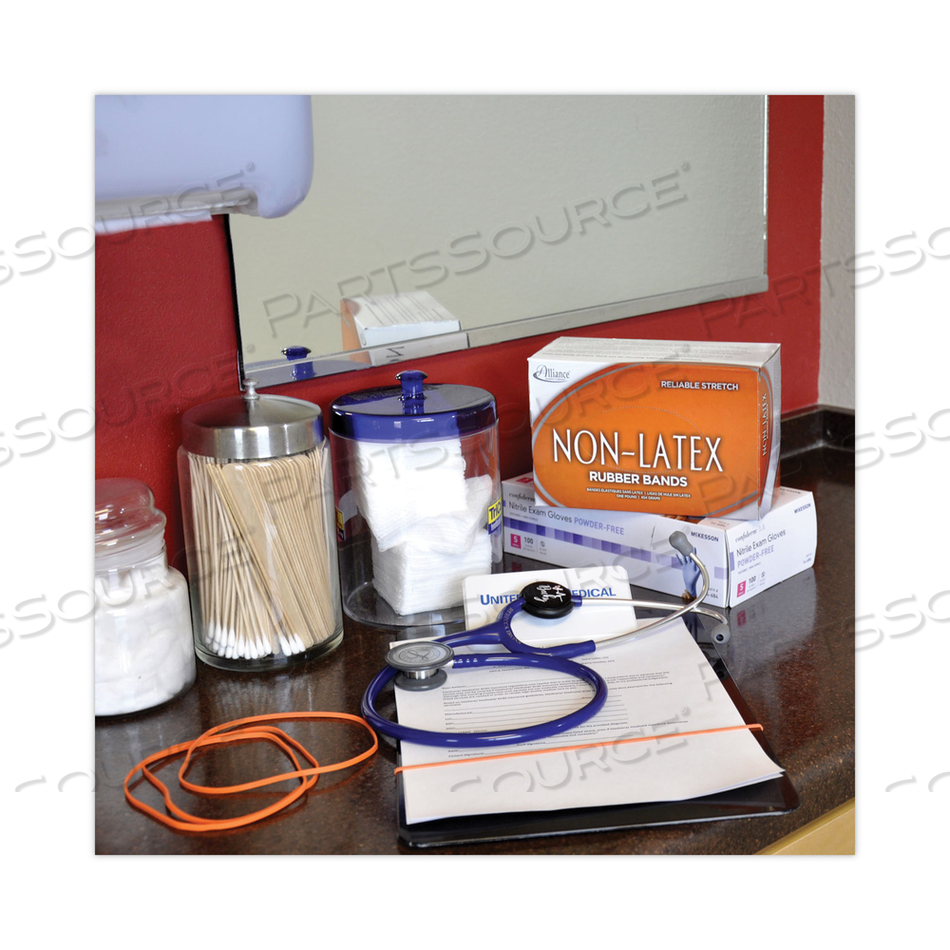 NON-LATEX RUBBER BANDS, SIZE 33, 0.04" GAUGE, ORANGE, 1 LB BOX, 720/BOX by Alliance Rubber Company