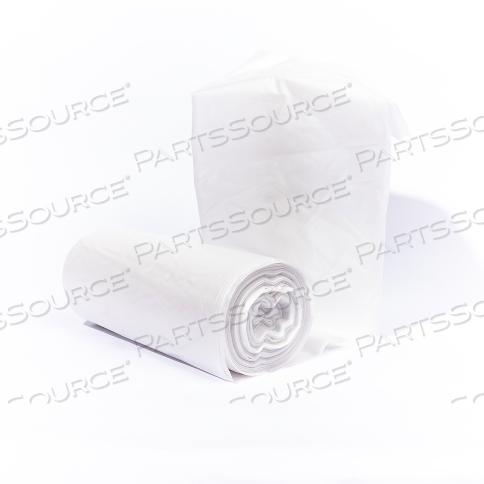 LDPE CAN LINER, 40X46 1.1 MIL CLR 125/CS 5/25'S CORELESS by NORAMCO (North America Plastics & Chemicals Co. Inc_