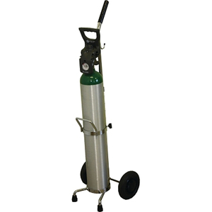 MEDICAL SERIES CART, D OR E CYLINDER, 6 IN POLYOLEFIN WHEELS by Saftcart