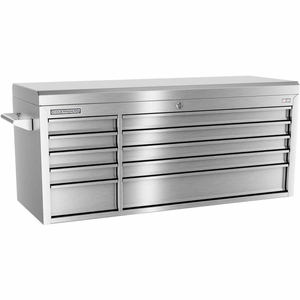CHAMPION FMPRO STAINLESS STEEL 54"WX20"DX23-5/8"H 10 DRAWER CHEST by Independent Design Inc CHAMPION FMPRO STAINLESS STEEL 54"WX20"DX23-5/8"H 10 DRAWER CHEST by Independent Design Inc