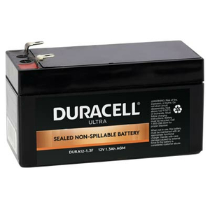 BATTERY, SEALED LEAD ACID, 12V, 1.3 AH, FASTON (F1) by Duracell