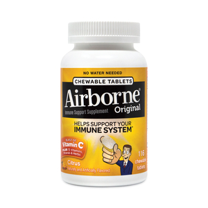 IMMUNE SUPPORT CHEWABLE TABLET, CITRUS, 116/BOTTLE by Airborne