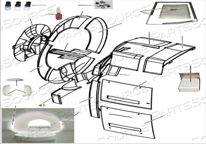 SOCKET COVER BACK COMPL by Siemens Medical Solutions