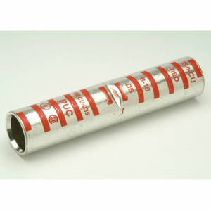 COPPER COMPRESS., CRIMP SPLICE, LONG BARREL TIN PLATED, 250KCMIL, YELLOW by Penn-Union