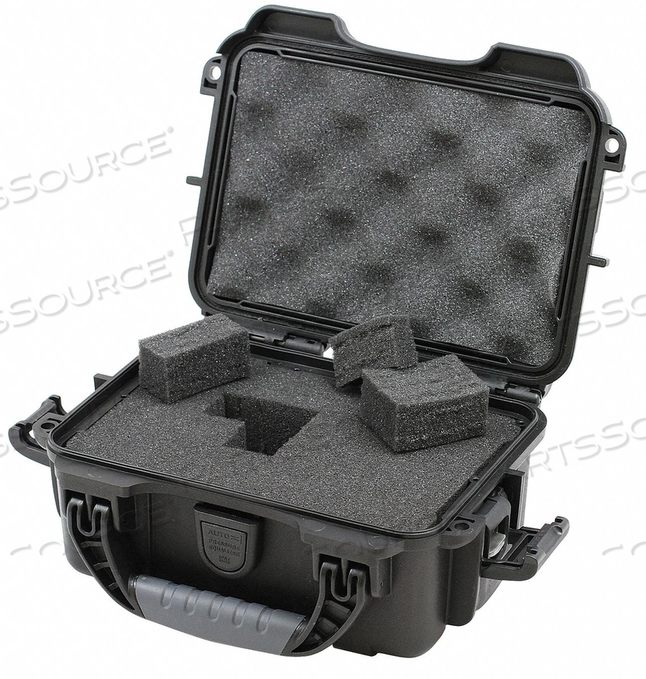 H7667 CASE W/FOAM 9-1/8 L 6-7/8 W BLACK by Plasticase Inc.