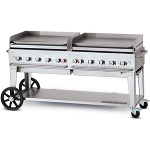 MOBILE OUTDOOR GRIDDLE 72" NG - MG-72 by Crown Verity