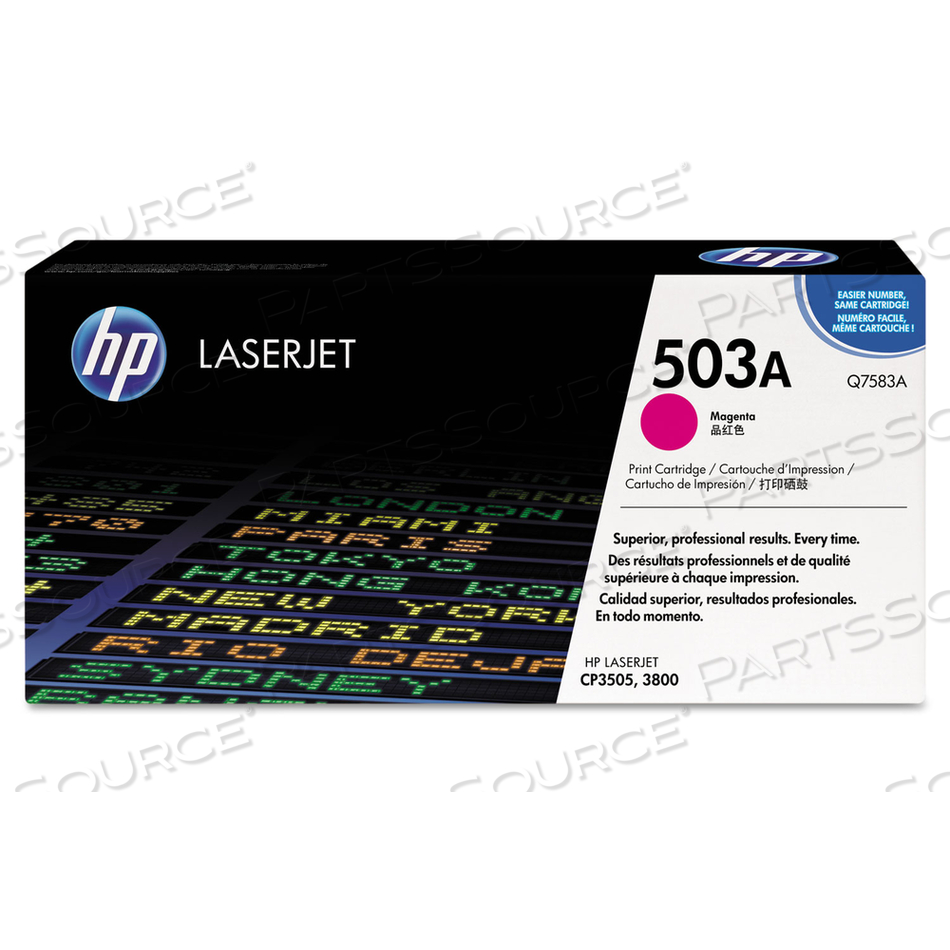 TONER CARTRIDGE, REPLACEMENT FOR HP COLOR LASERJET 3800, HP COLOR LASERJET 3800DTN, HP COLOR LASERJET 3800DN, HP COLOR LASERJET 3800N, HP CO 