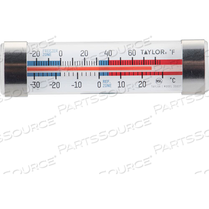 REFRIGERATOR FREEZER THERMOMETER SS by Taylor