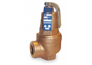 SAFETY RELIEF VALVE 1 IN 150 PSI BRONZE by Apollo Valves (a Conbraco Company)