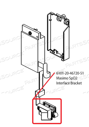 MASIMO SPO2 INTERFACE BRACKET MASIMO SPO2 INTERFACE BRACKET