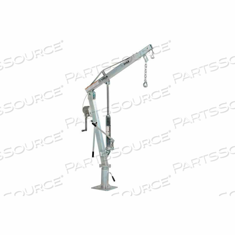 GALVANIZED STEEL WINCH OPERATED PICKUP TRUCK JIB CRANE 1000 LB. by Vestil Manufacturing Corp.