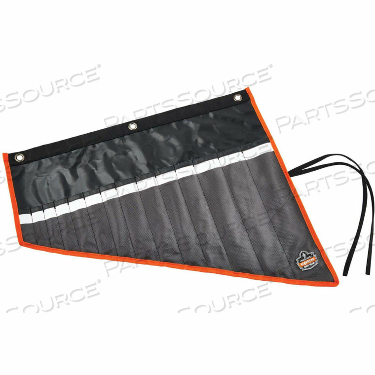 ARSENAL 5873 POLYESTER WRENCH ROLL UP, TALL, BLACK by Ergodyne