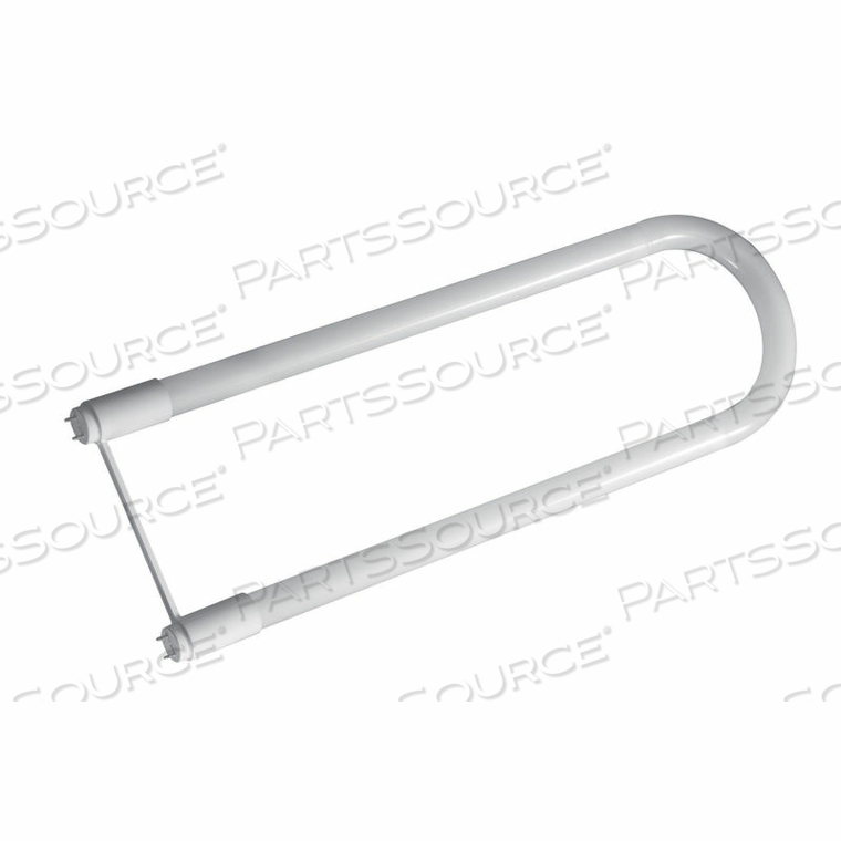 COMMERCIAL LED DUAL MODE U-SHAPED LED TUBE, TYPE A AND B, F13T8/U6/5000K, 12PK by JD International Lighting