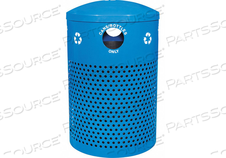 RECYCLING CONTAINER BLUE 40 GAL. by Tough Guy