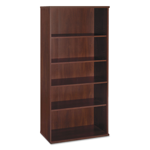 SERIES C COLLECTION BOOKCASE, FIVE-SHELF, 35.63W X 15.38D X 72.78H, HANSEN CHERRY by Bush Industries