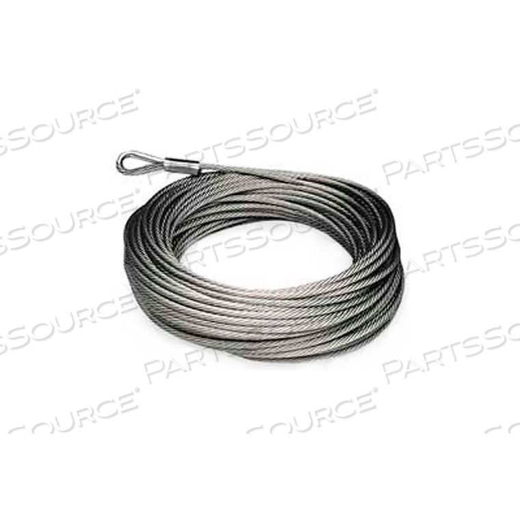 ZIP-A-DUCT STAINLESS STEEL PLASTIC COATED CABLE - 164 FOOT ROLL by Fabricair Inc.