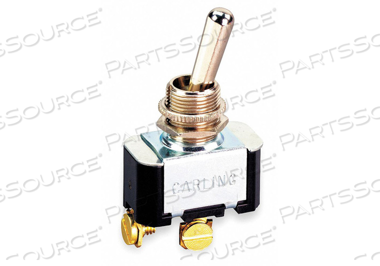 TOGGLE SWITCH SPST 10A @ 250V SCREW by Carling Technologies