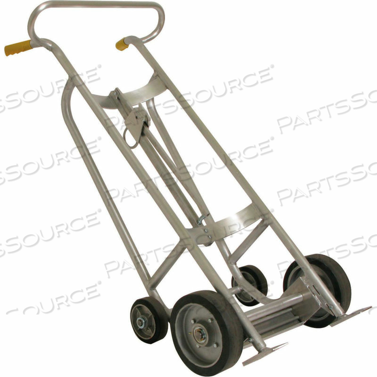 MANUAL ALUMINUM DRUM TRUCK 12" WHEELS - SHORT CHIME HOOK by Wesco MANUAL ALUMINUM DRUM TRUCK 12" WHEELS - SHORT CHIME HOOK by Wesco