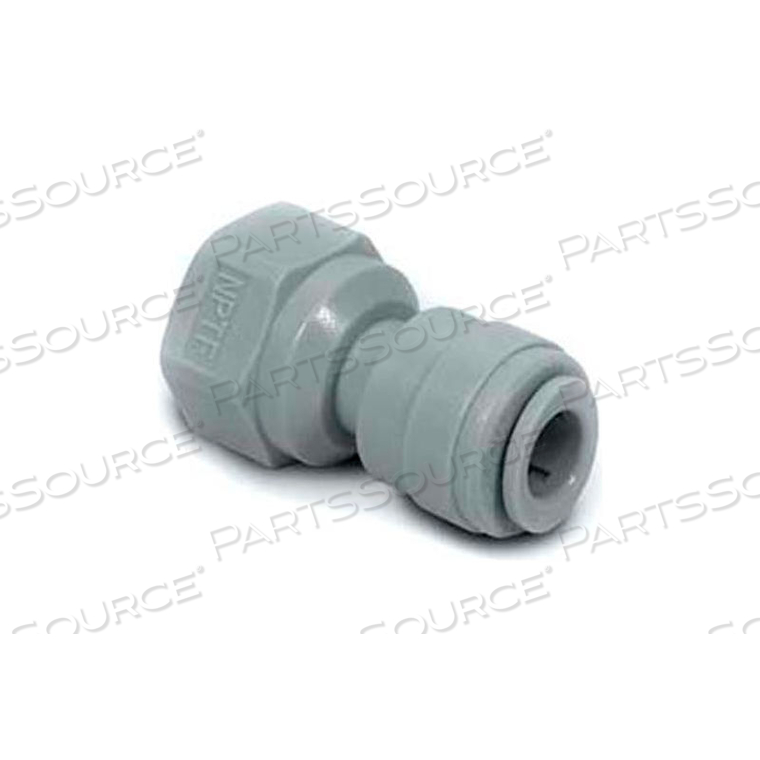 1/4" FEMALE ADAPTER WITH 1/4" NPTF THREAD - PUSH-IN FITTING 