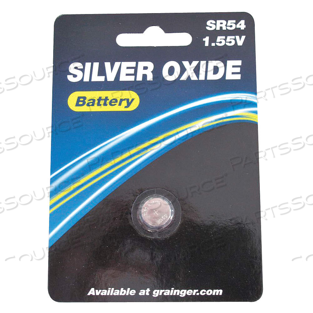 BUTTON CELL BATTERY, 389/390 BATTERY SIZE, SILVER OXIDE, 90 MAH CAPACITY, 1.5V DC by Approved Vendor