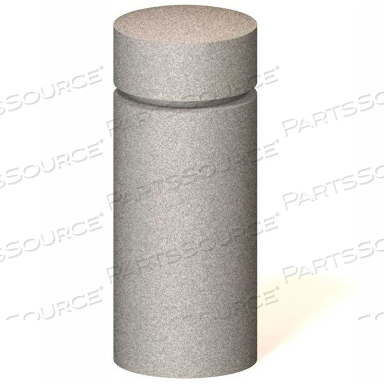 AL-1 ROUND CONCRETE BOLLARD, 12" DIA X 30" H, TYPE A MOUNT, SAND by Petersen Manufacturing Co. Inc.