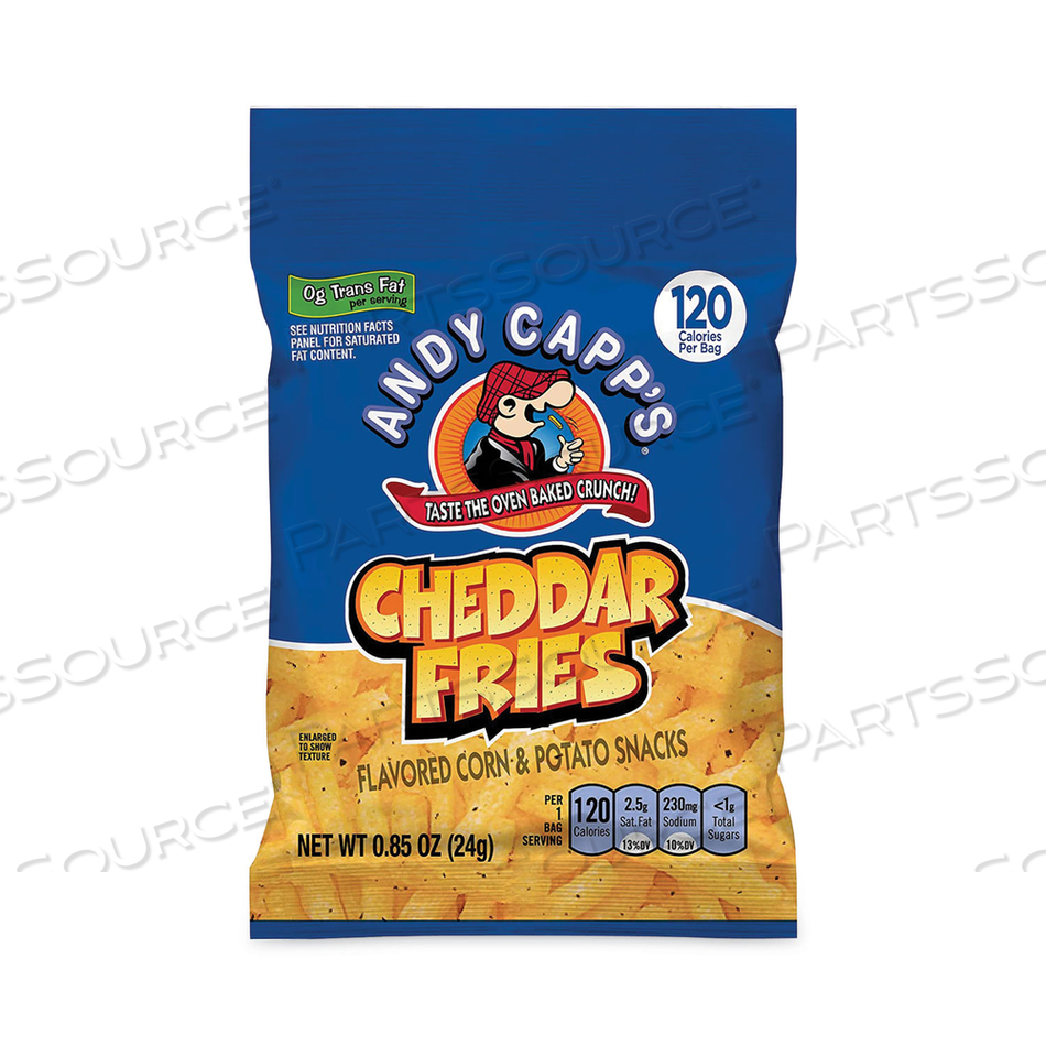 CHEDDAR FRIES, 0.85 OZ BAG, 72/BOX 