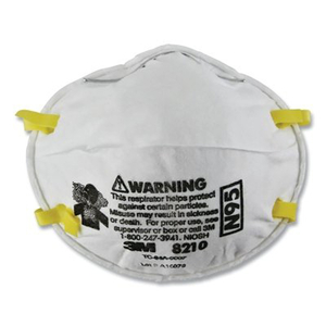 N95 PARTICULATE RESPIRATOR, HALF FACEPIECE, FILTER, ONE SIZE by 3M Consumer N95 PARTICULATE RESPIRATOR, HALF FACEPIECE, FILTER, ONE SIZE by 3M Consumer