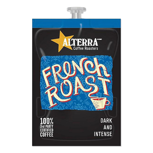 COFFEE FRESHPACK PODS, FRENCH ROAST, DARK ROAST, 0.32 OZ, 100/CARTON by Alterra