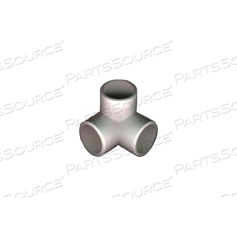 3 WAY L FITTINGS, 3/4"DIA., FURNITURE GRADE PVC, WHITE by Circo Innovations