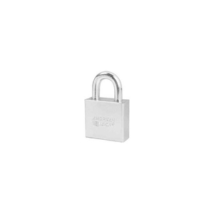 AMERICAN LOCK NO. NON-REKEYABLE SOLID STEEL PADLOCK WITH STAINLESS STEEL PINS by Master Lock