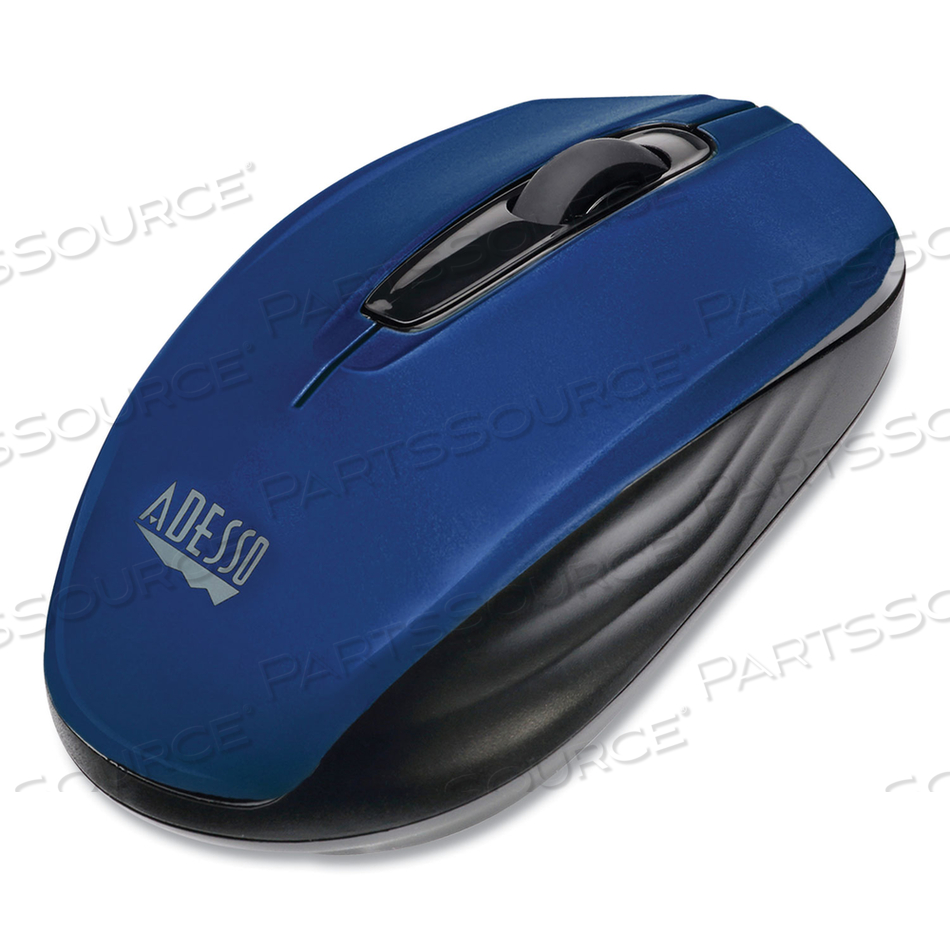 IMOUSE S50 WIRELESS MINI MOUSE, 2.4 GHZ FREQUENCY/33 FT WIRELESS RANGE, LEFT/RIGHT HAND USE, BLUE 